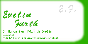 evelin furth business card